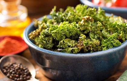 CHIPS DE KALE AL HORNO