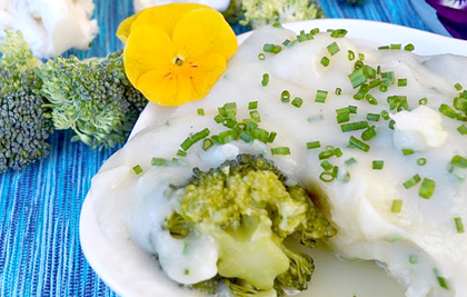BRÓCOLI Y COLIFLOR CON BECHAMEL